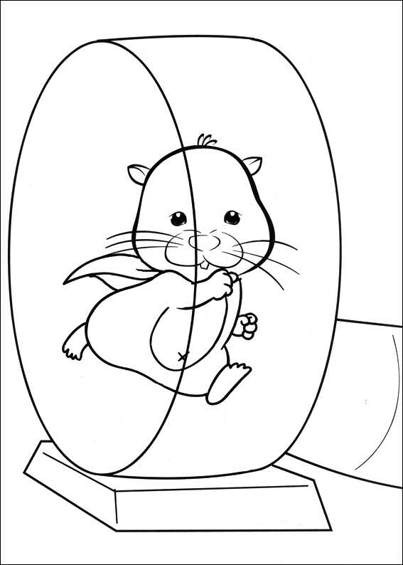 Plansa de colorat cu Hamsteri 32 26